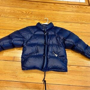 Moncler Blue Puffer Jacket Winter Essential